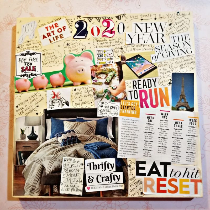 Create a Vision Board that Inspires! - Thrifty & Crafty